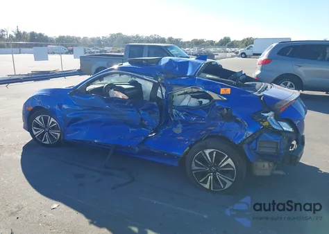 2017 Honda Civic Ex-T from USA, damaged, VIN 2HGFC3B37HH350504